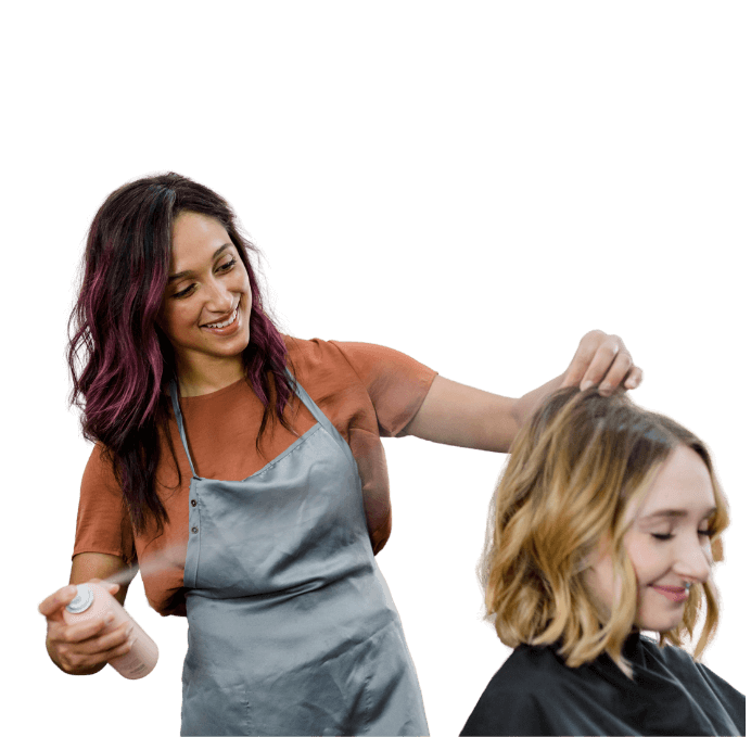 Hair Stylist at Work